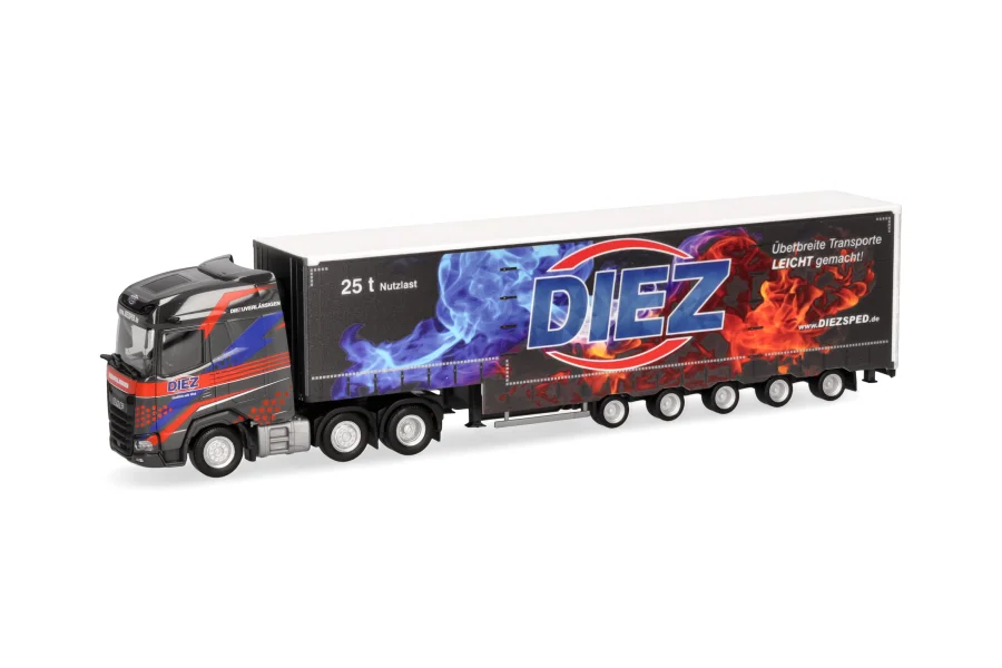 DAF XG Volumengardinenplanen-Sattelzug