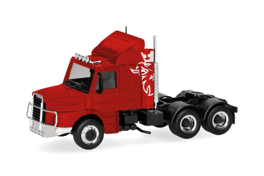 Scania Hauber 142 Zugmaschine 3achs (6x4), rot