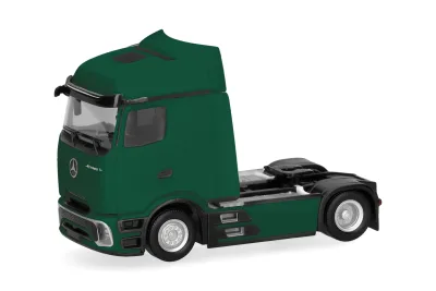 Herpa 319430-002: Mercedes-Benz Actros L Procabin Streamspace Zugmaschine 2achs, moosgrün