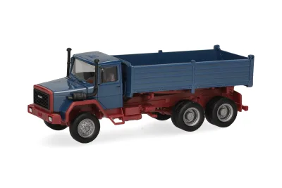 Herpa 320276-002: Herpa Basic: Iveco Hauber Kipp-LKW 3achs
