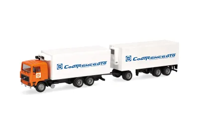 Herpa 321167: Volvo F10 Kühlkoffer-Hängerzug "Sovtransavto"