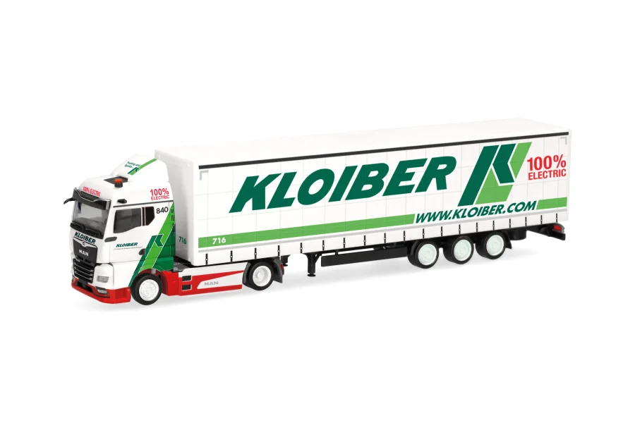 MAN eTGX GM Jumboplanen-Sattelzug "Kloiber"