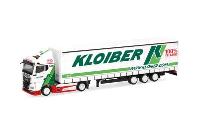 Herpa 321365: MAN eTGX GM Jumboplanen-Sattelzug "Kloiber"