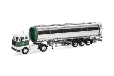 Herpa 321648: H0 LKW Volvo F89 Chromtank-Sattelzug Kralowetz