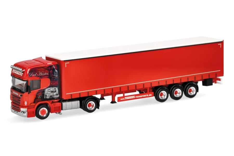Scania R 09 Topline návěs s plachtou shrnovací