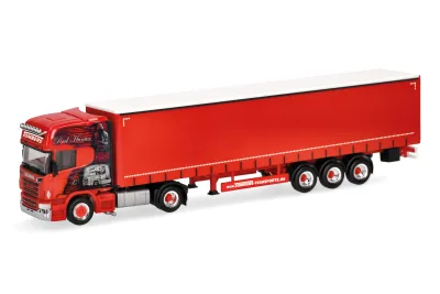 Herpa 321662: Scania R 09 Topline напівпричіп зі шторним тентом