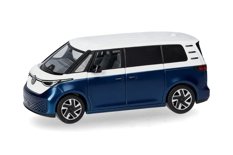 Volkswagen (VW) ID. Buzz People zweifarbig, candy white, blue metallic