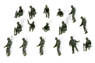 Herpa 741217: 16 Amerikaanse soldaten