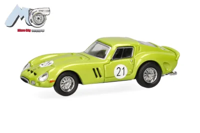 Herpa 87MC000059: MicroCity: Ferrari 250 GTO "21", grün