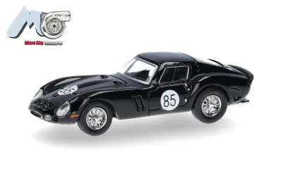 Herpa 87MC000061: MicroCity: Ferrari 250 GTO 85, schwarz