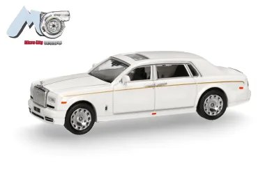 Herpa 87MC000065: MicroCity: Rolls Royce Phantom, weiß