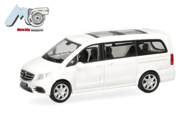 Herpa 87MC000077: MicroCity: Mercedes-Benz V-Klasse, weiß