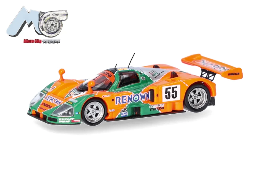 MicroCity: Mazda 787B 55, orange, grün