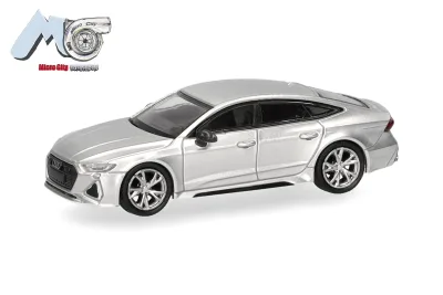 Herpa 87MC000083: MicroCity: Audi RS7, silber