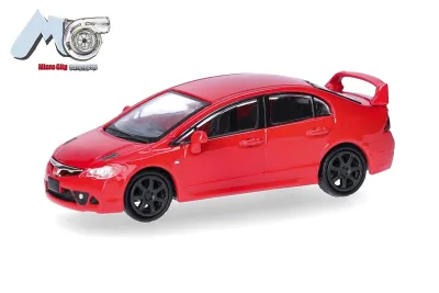 Herpa 87MC000089: MicroCity: Honda Civic FD2, rot