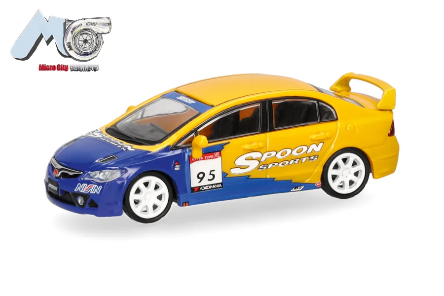 MicroCity: Honda Civic FD2, gelb, blau