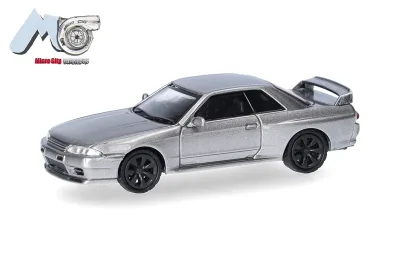 Herpa 87MC000094: MicroCity: Nissan Skyline GTR32, grau