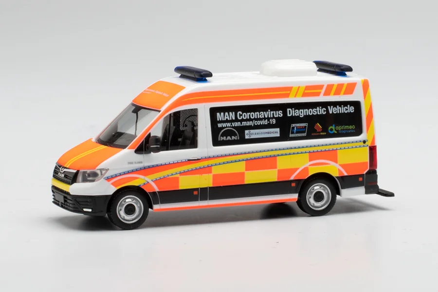 MAN TGE Halbbus HD "Coronavirus Diagnostic"