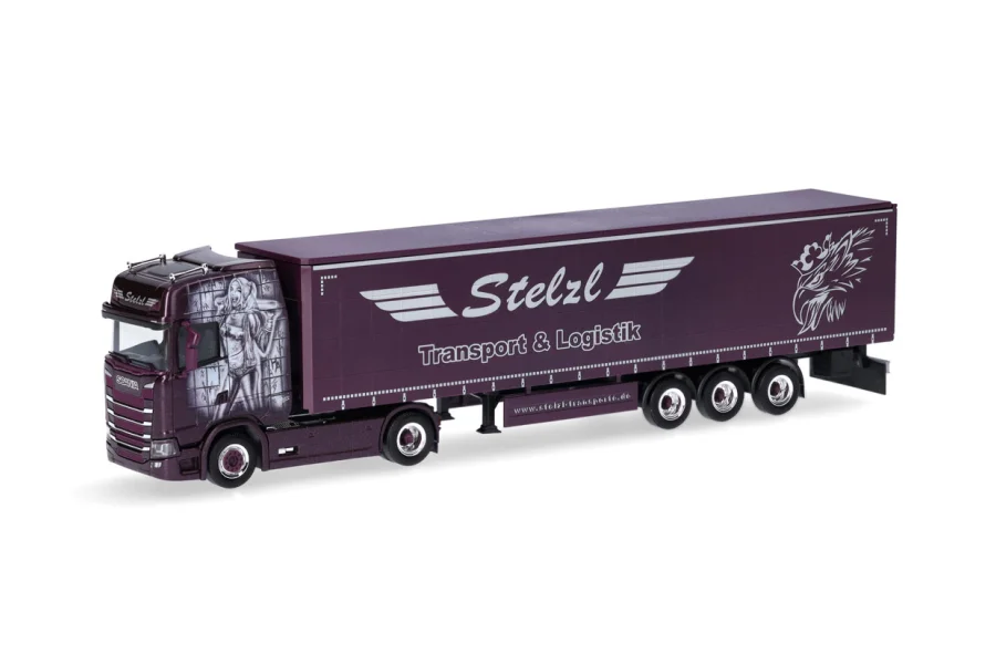 Scania CS 20 HD, Gardinenplanen-Sattelzug