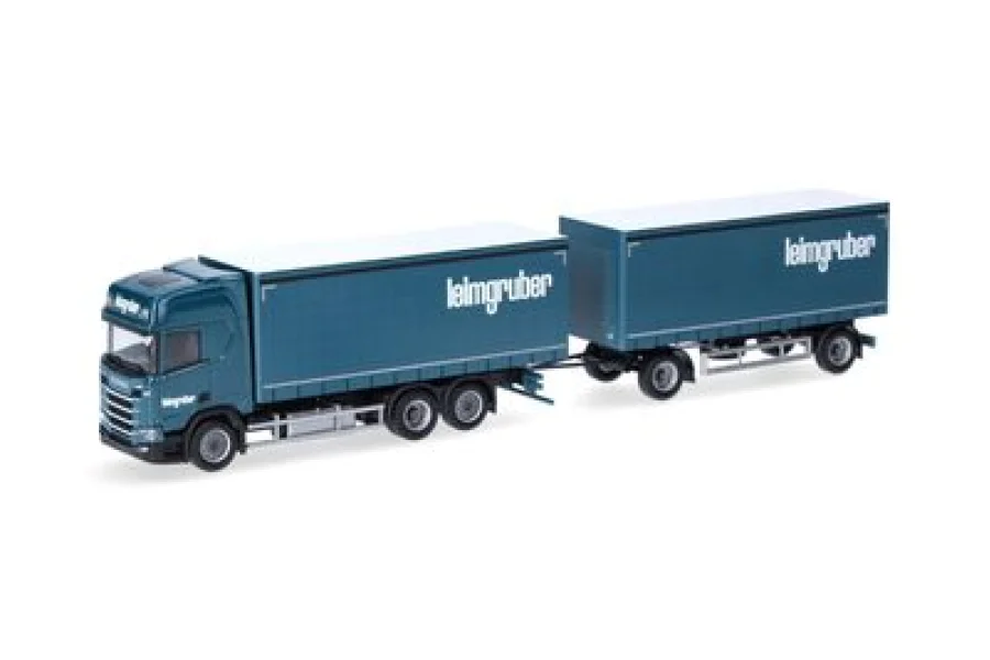 Scania CR20 HD Gardinenplanen-Hängerzug