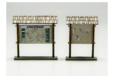 IGRA Model 171003: H0 Informationstafel 2x