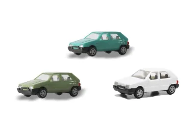 IGRA Model 67918123: H0 PKW Skoda Favorit 3x