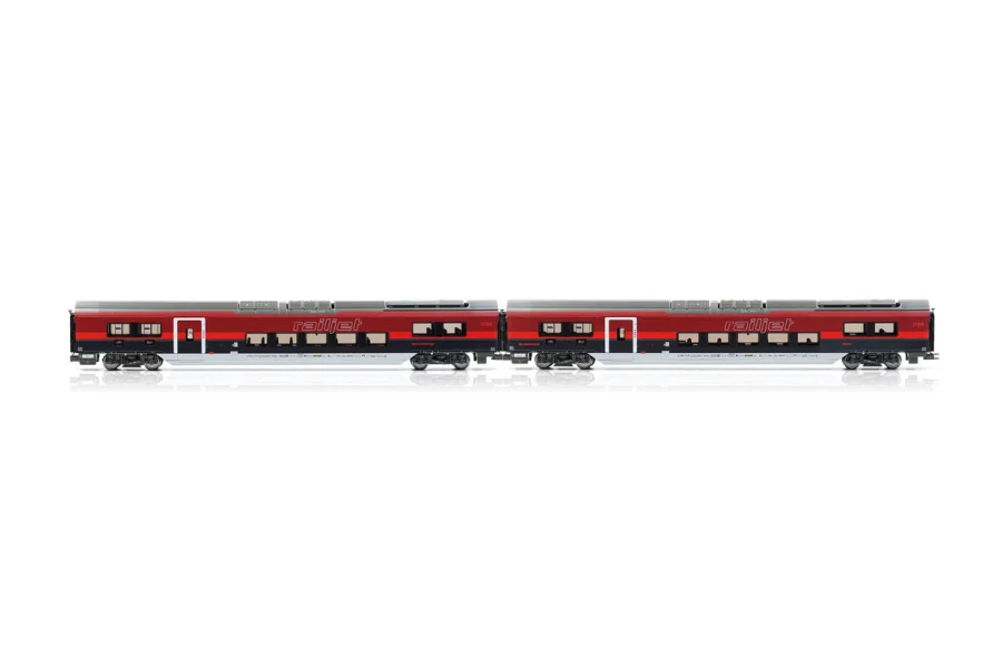 Sada osobních vozů: 2 vozy Railjet