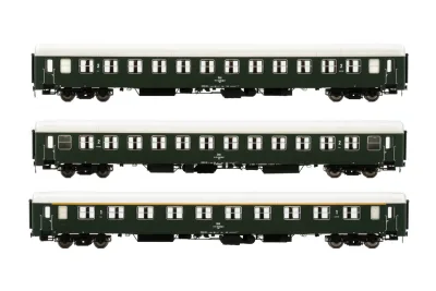 Jägerndorfer 90500: Набір з 3 пасажирських вагонів UIC-X