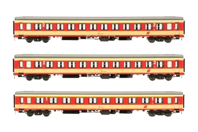 Jägerndorfer 90502: 3 részes UIC-X személykocsi-készlet, Ö