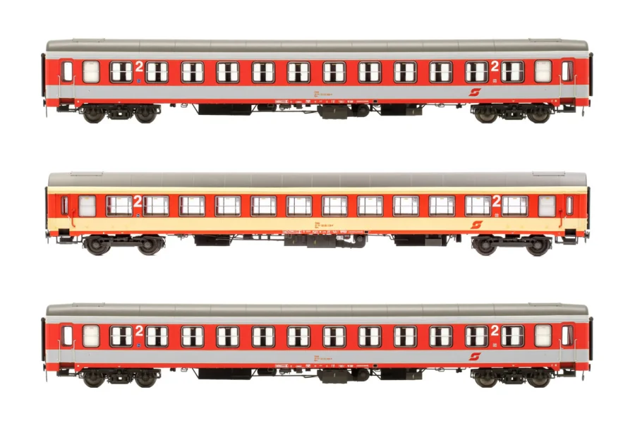 3-częściowy zestaw wagonów osobowych UIC-X