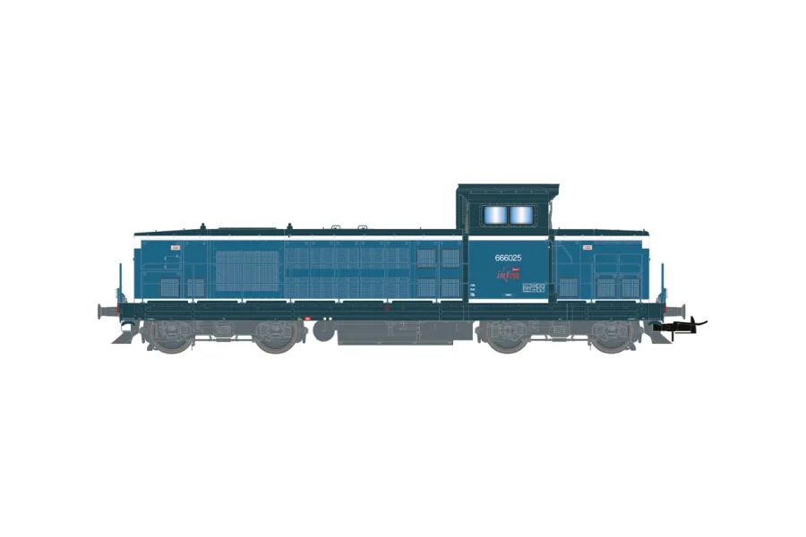Dieselová lokomotiva řady BB 666025