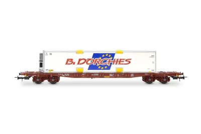 Jouef HJ6279: Carro portacontainer tipo S70