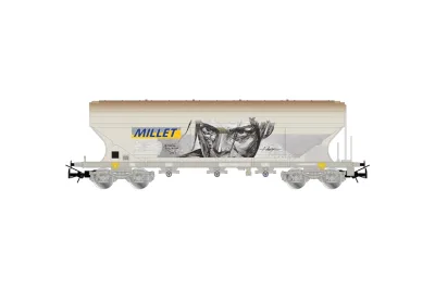 Jouef HJ6319: Vagón silo de cereales "MILLET"