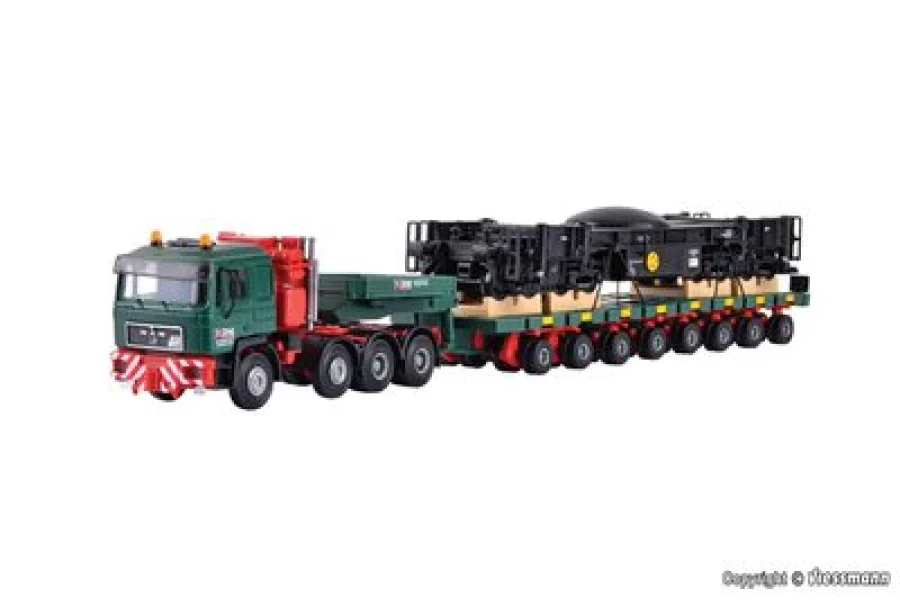 MB SK mit SCHEUERLE Plattformwagen