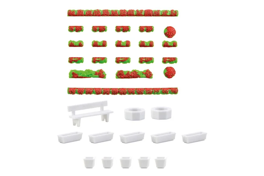 H0 decoratieset, tuininrichting