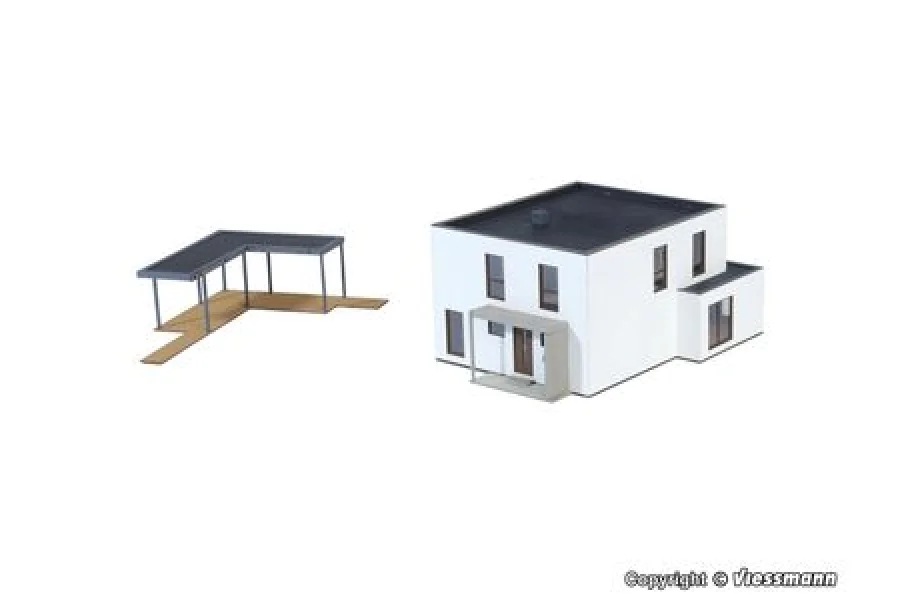 Casa cúbica Lina con terraza