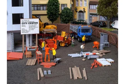 Kibri 38538: H0 Deko-Set Baustellenzubehör