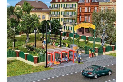 Kibri 38601: H0 Zaun für englischen Garten