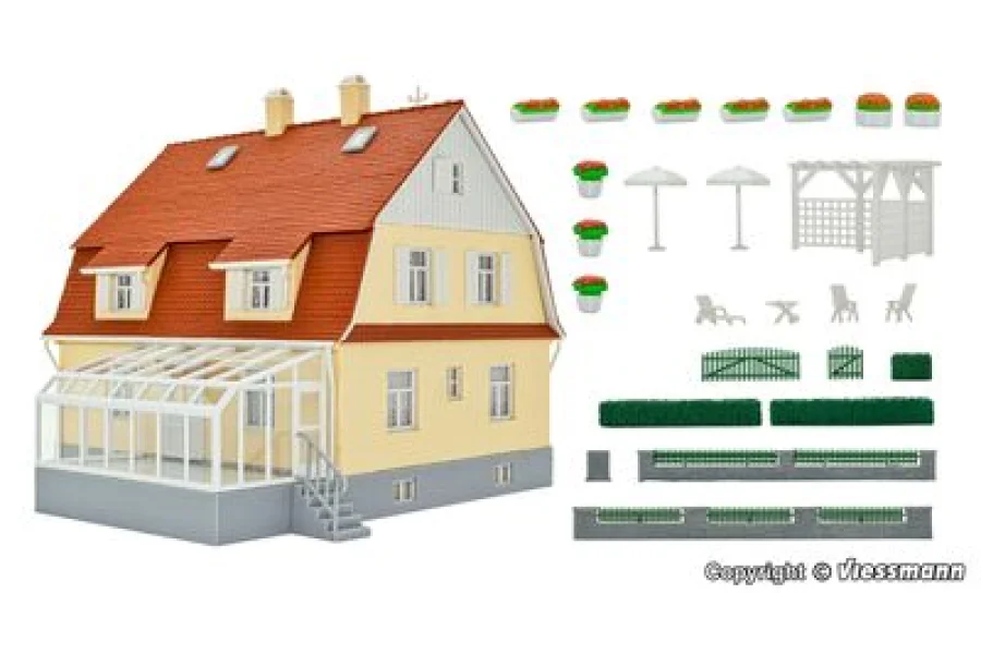 Lakóház télikerttel