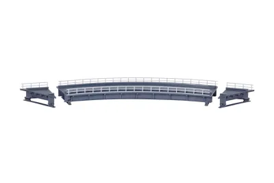 Kibri 39706: H0 stalen liggerbrug, enkelsporig