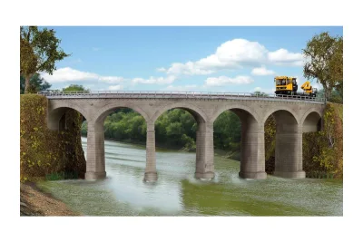 Kibri 39726: H0 Rosanna-Viadukt eingleisig