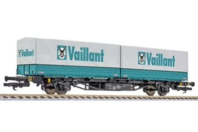 Liliput L235223: Container wagon class Lgjs 571.1 440 4 621-1