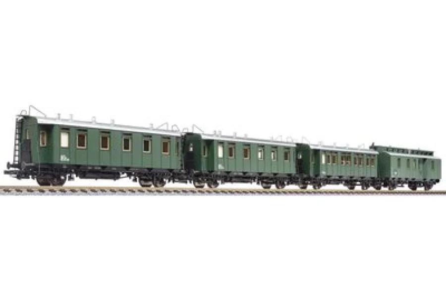 Passenger car set, type Be + Ce + Post