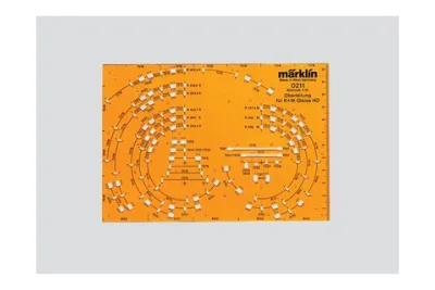 Märklin 0211: Oberleitungs-Zeichenschablone