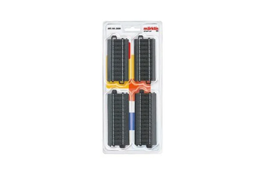 Märklin Start up - zestaw torów prosty różne długości (zawartość 6 sztuk)