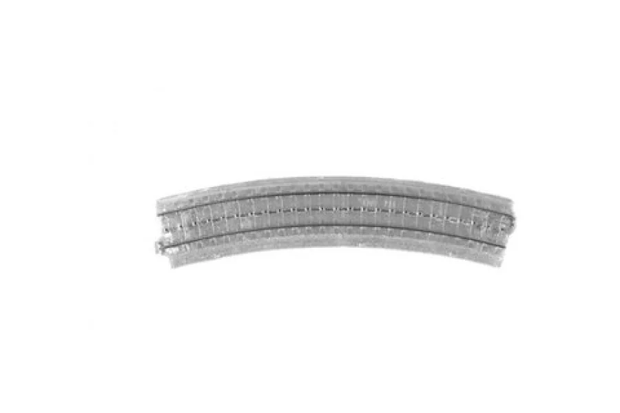 Gebogenes C-Gleis Radius R1 = 360 mm / 30° transparent