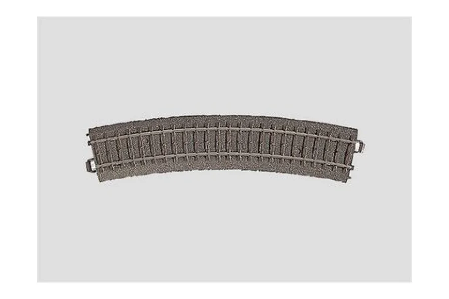 Märklin Gebogenes C-Gleis Radius R2 = 437,5 mm / 24,3°
