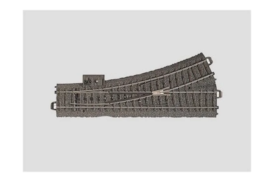Märklin scambio sinistro, lunghezza 188,3 mm