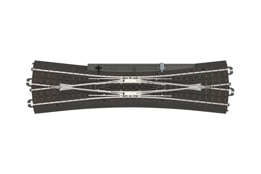 Märklin štíhlá dvojitá křižovatková výhybka (DKW) délka 236,1 mm