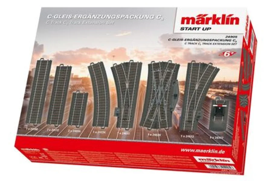 Märklin Start up - doplňkový balíček C-koleje C5
